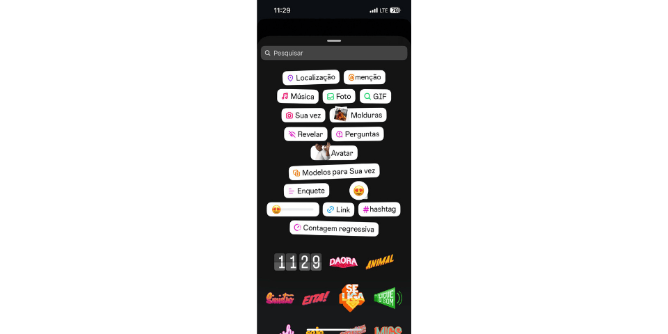 Como criar uma enquete nos Stories