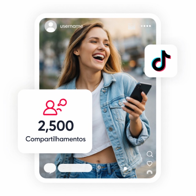 Comprar Compartilhamentos TikTok