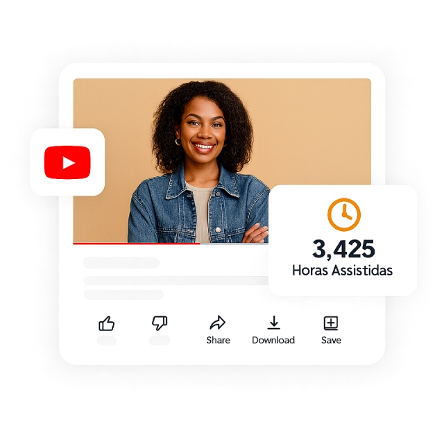 Comprar Horas Assistidas no YouTube