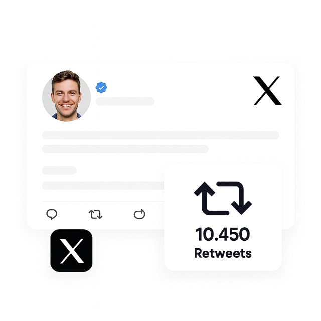 Comprar Retweets no Twitter (X)