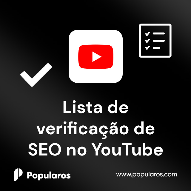 Lista de verificação de SEO no YouTube