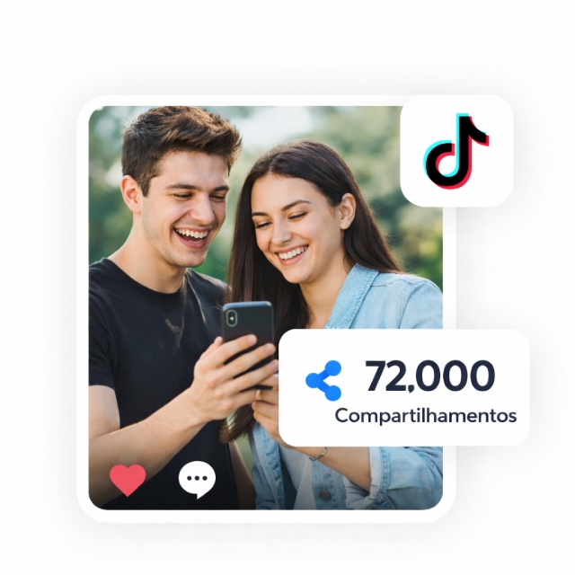 Pacotes de Compartilhamentos TikTok